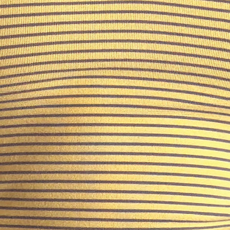 Jules Top in Stripe Jersey Yellow Grey