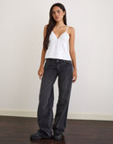 Image of Jepuni Cami Top in White Poplin