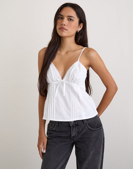 DAMARIS CAMI TOP BBY PINK 269 IVORY BIN