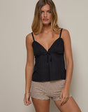 Image of Jepuni Cami Top in Black Poplin