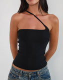 Image of Kacya Asymmetric Top in Black
