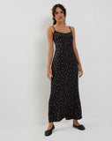 Image of Kafka Maxi Dress in Pretty Petal Black