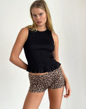 Image of Kagumi Shirred Top in Black