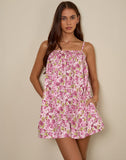 Image of Kamalani Mini Dress in Blossom Floral Pink