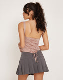 Image of Kanaya Top in Satin Dusky Pink