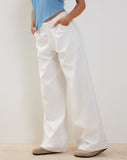 Image of Kaomy Wide Leg Trouser in White