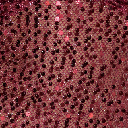 Karachi Triangle Cami Top in Sequin Burgundy