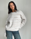 Image of Karu Jumper in Neutral Brushed Knit