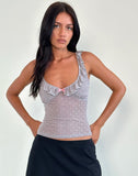 Image of Kavya Top in Heart Flock Grey