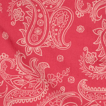 Kenja Bardot Mini Dress in Retro Paisley Pink