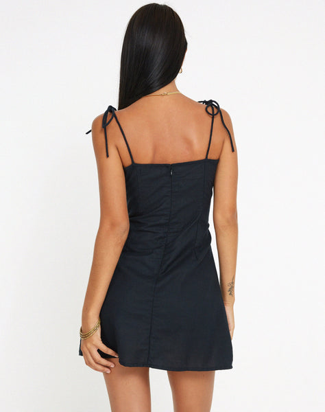 image of Kinasih Mini Dress in Black