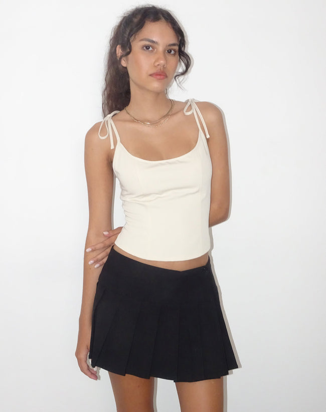 Image of Kiona Corset Top in Tailoring Cream