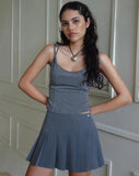 Image of Kiona Corset Top in Charcoal