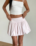 Image of Kiyowo Puffball Mini Skirt in Light Pink