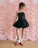 Image of Krayofa Puffball Mini Dress in Black