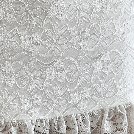 Krecia Mini Skirt in Lace Ivory