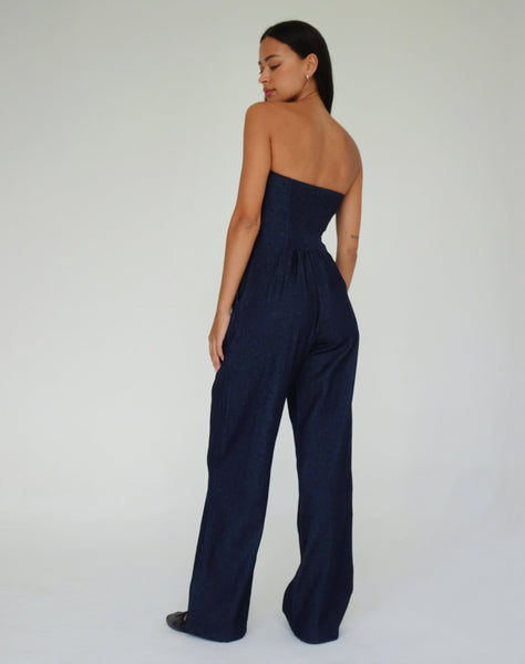 Image of Kyaria Jumpsuit in Indigo