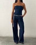 Image of Kyaria Jumpsuit in Indigo