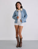 Image of Kahyun Jacket in Denim Light Wash