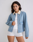 Image of Kahyun Jacket in Denim Light Wash