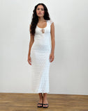 Image of Labuan Maxi Dress in Celosia Lace White