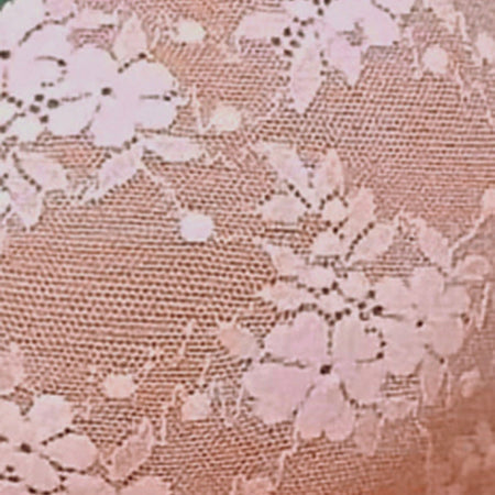 Lakara Bra in Pink Mesh with Green Contrast Binding