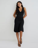 Image of Laluma Midi Dress in Black