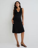 Image of Laluma Midi Dress in Black