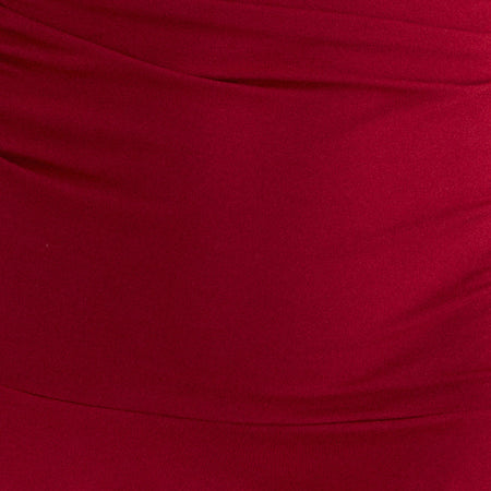 Lanai Mini Dress in Rayon Jersey Adrenaline Red