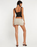 image of Laru Corset Top in Lace Black