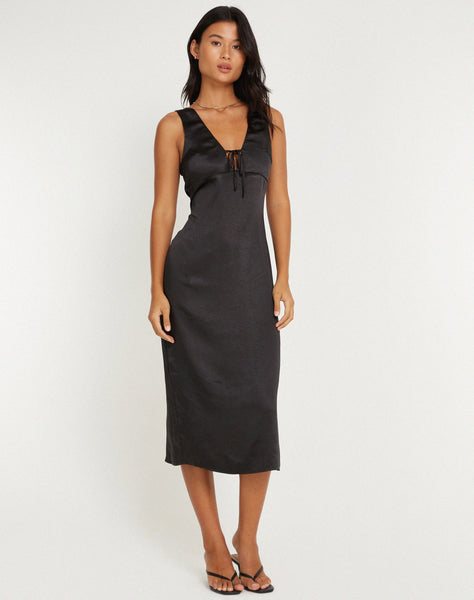 image of Lasanda Midi Dress in Black