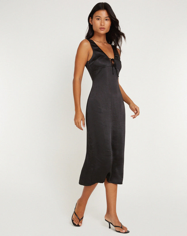 image of Lasanda Midi Dress in Black