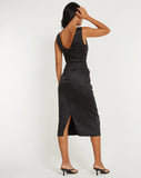 image of Lasanda Midi Dress in Black