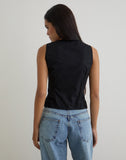 Image of Lasily V Neck Corset Top in Black