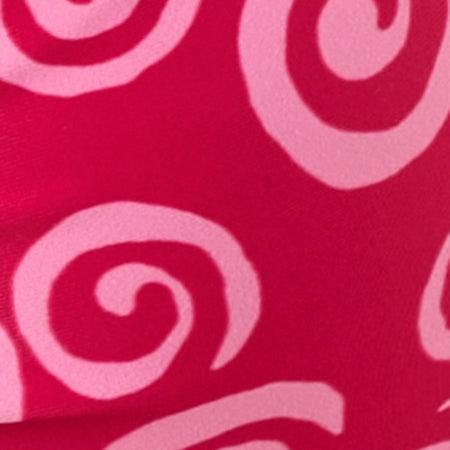 Laufey Bikini Top in Mini Swirl Pink
