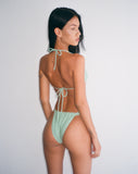 Image of Laufey Bikini Top in Lichen Green