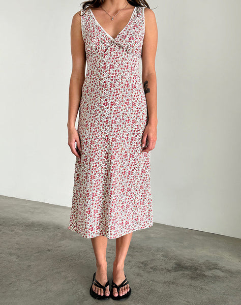 Image of Lavisha Midi Dress in Pretty Ditsy