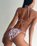 Image of Nakeela Bikini Bottom in Multi Bright Floral