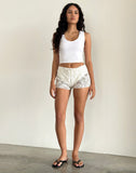 Image of Leda Short in Ivory Crochet