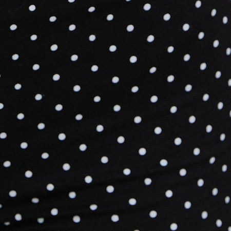 Eunia Short in Micro Polka Black