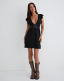 Image of Leisoa Mini Dress in Black