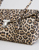 Image of Shoulder Bag in Leopard Print