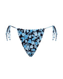 Image of Leyna Bikini Bottom in Pastel Blue Floral