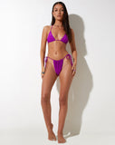 image of Leyna Bikini Bottom in Violet