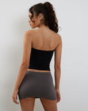 Image of Lidya Mini Skirt in Charcoal Grey