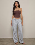 Image of Lirura Trouser in Mini Gingham Blue and Grey
