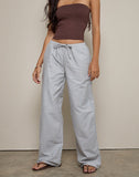 Image of Lirura Trouser in Mini Gingham Blue and Grey