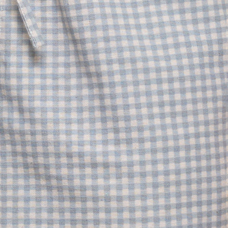 Lirura Trouser in Mini Gingham Blue and Grey