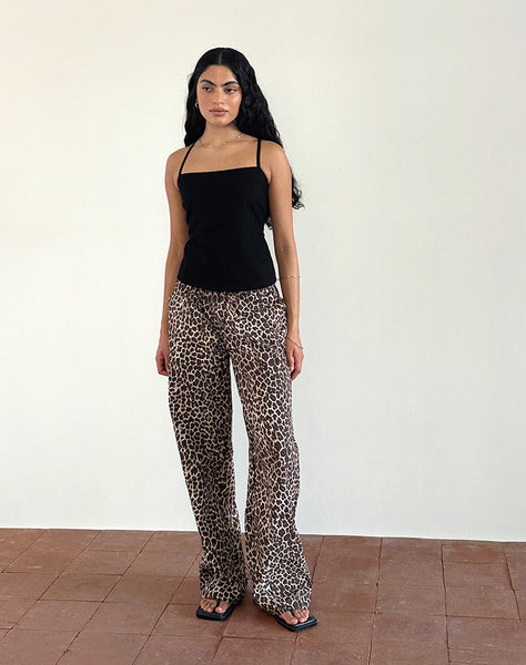 Image of Lirura Trousers in Rar Leopard Sandstorm