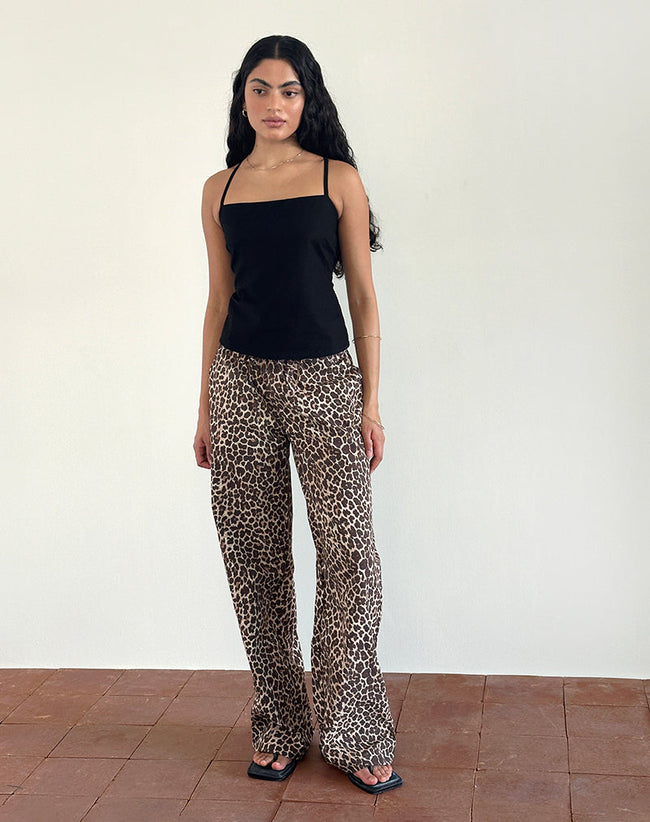 Image of Lirura Trousers in Rar Leopard Sandstorm